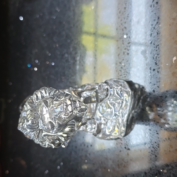HOST PICK. Vintage. Princess House 24% Lead Crystal  Wonders of the Wild Lion - Picture 3 of 7